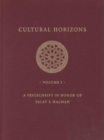 Image for Cultural Horizons Vols I &amp; Ii