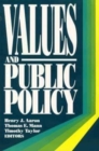 Image for Values and Public Policy