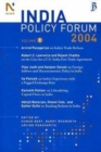 Image for The India Policy Forum 2004
