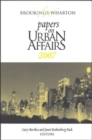 Image for Brookings-Wharton Papers on Urban Affairs: 2007