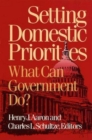 Image for Setting Domestic Priorities: What Can Government Do?