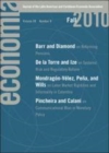 Image for Economia: Fall 2010 : Journal of the Latin American and Caribbean Economic Association