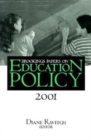 Image for Brookings Papers on Education Policy: 2001