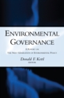 Image for Environmental Governance: A Report On the Next Generation of Environmental Policy.