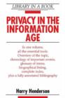 Image for Privacy in the Information Age