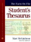 Image for The Facts on File Student&#39;s Thesaurus