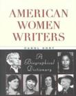 Image for American Women Writers