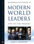 Image for Modern world leaders  : 1992 to the present