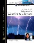 Image for A-Z of Scientists in Weather and Climate