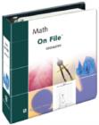 Image for Math on File