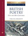 Image for Companion to British Poetry : 17th and 18th Centuries