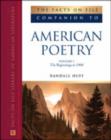 Image for The Facts on File Companion to American Poetry