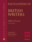 Image for Encyclopedia of British writers, 1800 to the present