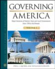 Image for Governing America  : major decisions of federal, state, and local governments from 1789 to the present