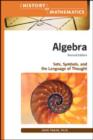 Image for Algebra  : sets, symbols, and the language of thought