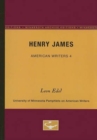 Image for Henry James - American Writers 4 : University of Minnesota Pamphlets on American Writers