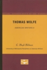 Image for Thomas Wolfe - American Writers 6 : University of Minnesota Pamphlets on American Writers