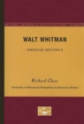 Image for Walt Whitman - American Writers 9 : University of Minnesota Pamphlets on American Writers
