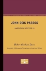 Image for John Dos Passos - American Writers 20 : University of Minnesota Pamphlets on American Writers