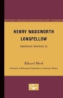 Image for Henry Wadsworth Longfellow - American Writers 35 : University of Minnesota Pamphlets on American Writers