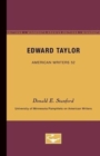 Image for Edward Taylor - American Writers 52 : University of Minnesota Pamphlets on American Writers