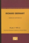 Image for Richard Eberhart - American Writers 55 : University of Minnesota Pamphlets on American Writers