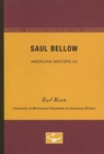 Image for Saul Bellow - American Writers 65 : University of Minnesota Pamphlets on American Writers