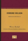 Image for Edmund Wilson - American Writers 67 : University of Minnesota Pamphlets on American Writers