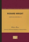 Image for Richard Wright - American Writers 74 : University of Minnesota Pamphlets on American Writers