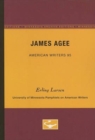 Image for James Agee - American Writers 95 : University of Minnesota Pamphlets on American Writers