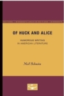 Image for Of Huck and Alice : Humorous Writing in American Literature