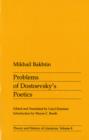 Image for Problems of Dostoevsky’s Poetics