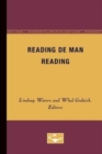 Image for Reading De Man Reading