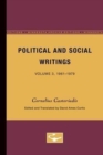 Image for Political and Social Writings