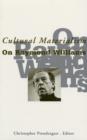 Image for Cultural Materialism : On Raymond Williams