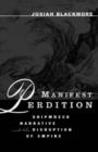 Image for Manifest perdition  : shipwreck narrative and the disruption of empire