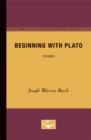 Image for Beginning with Plato : Poems