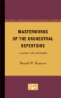 Image for Masterworks of the Orchestral Repertoire : A Guide for Listeners