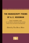Image for The Manuscript Poems of A.E. Housman