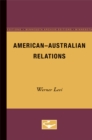 Image for American-Australian Relations