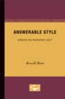 Image for Answerable Style
