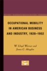 Image for Occupational Mobility in American Business and Industry, 1928-1952
