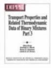 Image for Transport Properties and Related Thermodynamic Data of Binary Mixtures : v. 3 : 580 Mixture Property Tables