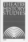 Image for Theatre History Studies 1981 : Volume 1