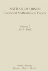 Image for Nathan Jacobson Collected Mathematical Papers