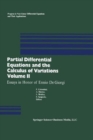 Image for Partial Differential Equations and the Calculus of Variations
