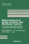 Image for Robust Control of Linear Systems and Nonlinear Control : Proceedings of the International Symposium MTNS-89, Volume II