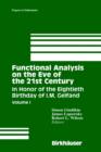 Image for Functional Analysis on the Eve of the 21st Century