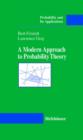 Image for A Modern Approach to Probability Theory