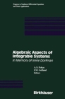 Image for Algebraic Aspects of Integrable Systems